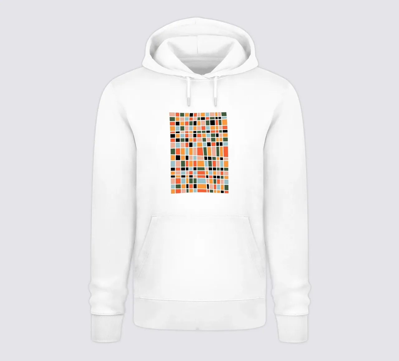 Warm happy shapes felpa con cappuccio da TijanaArtStudio88