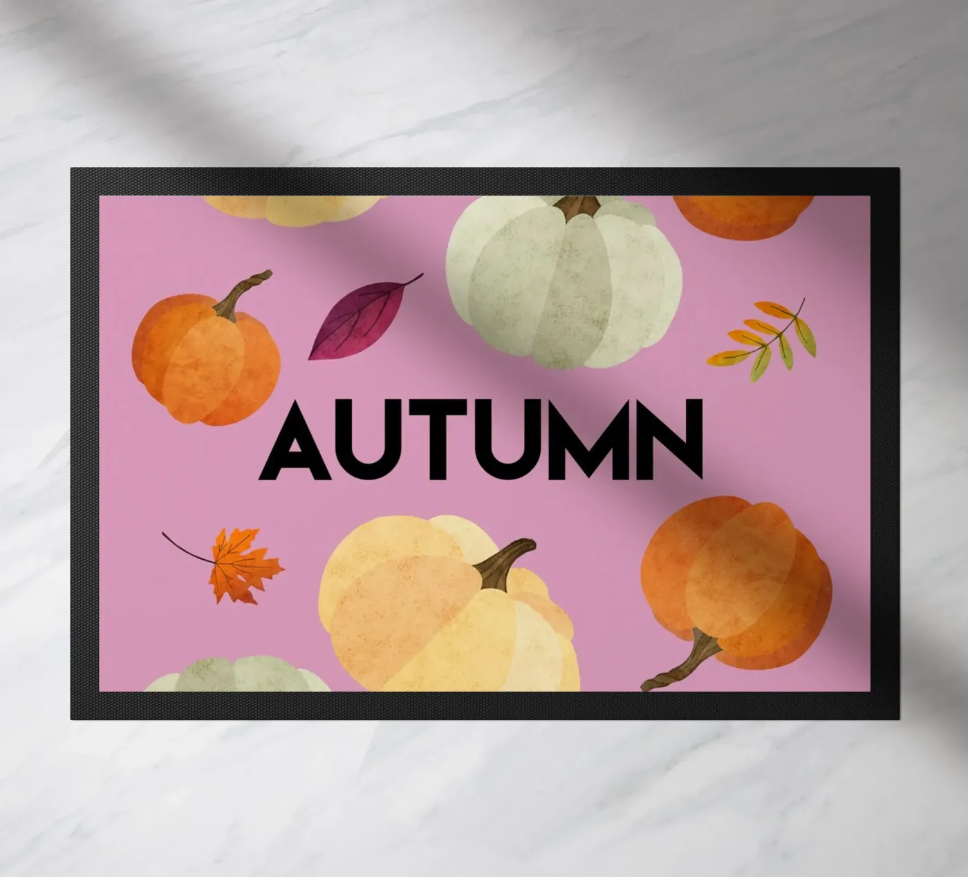 Herfst deurmat van Rose Beck Art