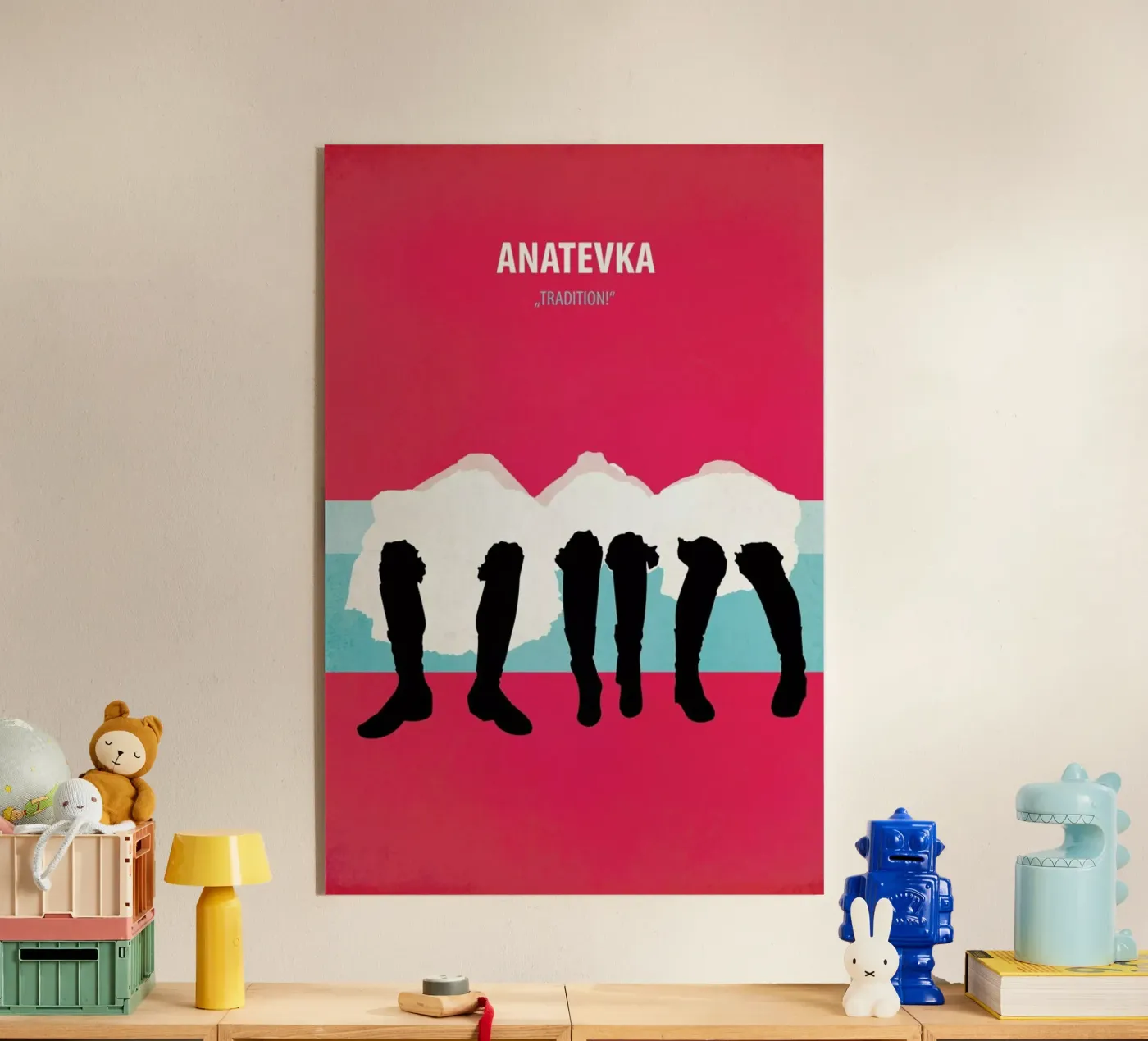 Anatevka acryl van Fräulein Fisher