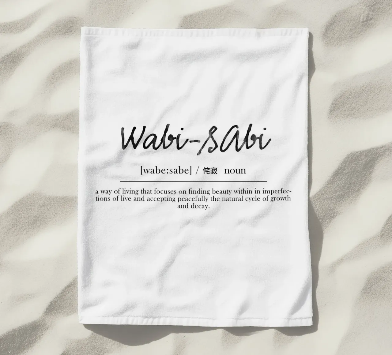 Wabi-Sabi Definition telo mare da Attaboy Dsgn