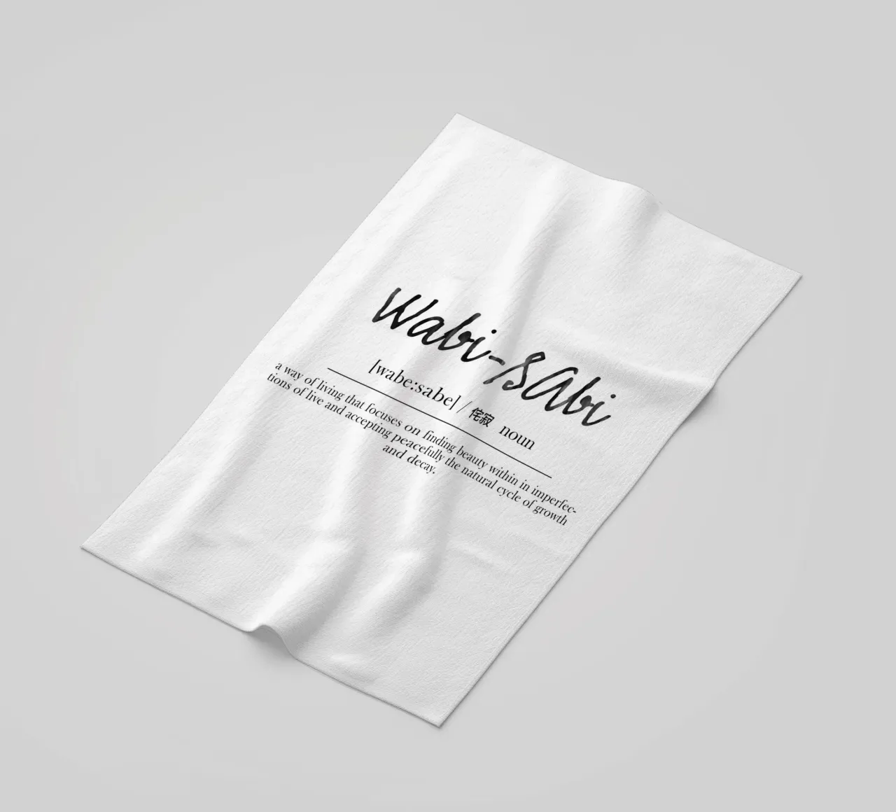 Wabi-Sabi Definition telo mare da Attaboy Dsgn