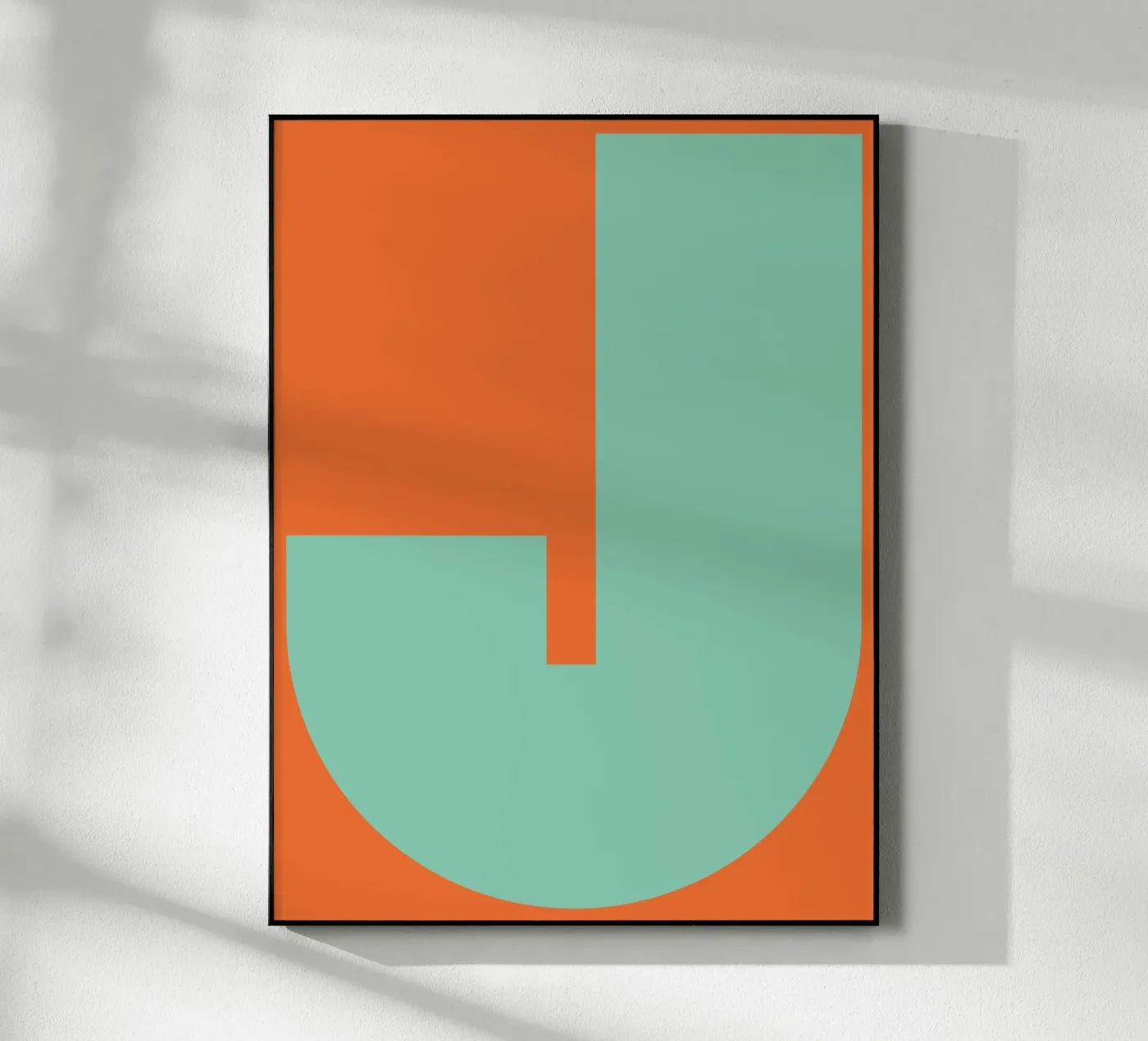 Buchstabe J acryl van DARIA IVANOVNA