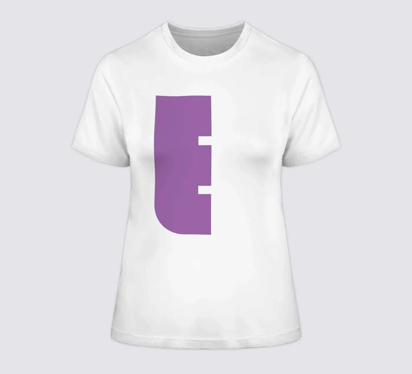 Buchstabe E t-shirt da donna da DARIA IVANOVNA