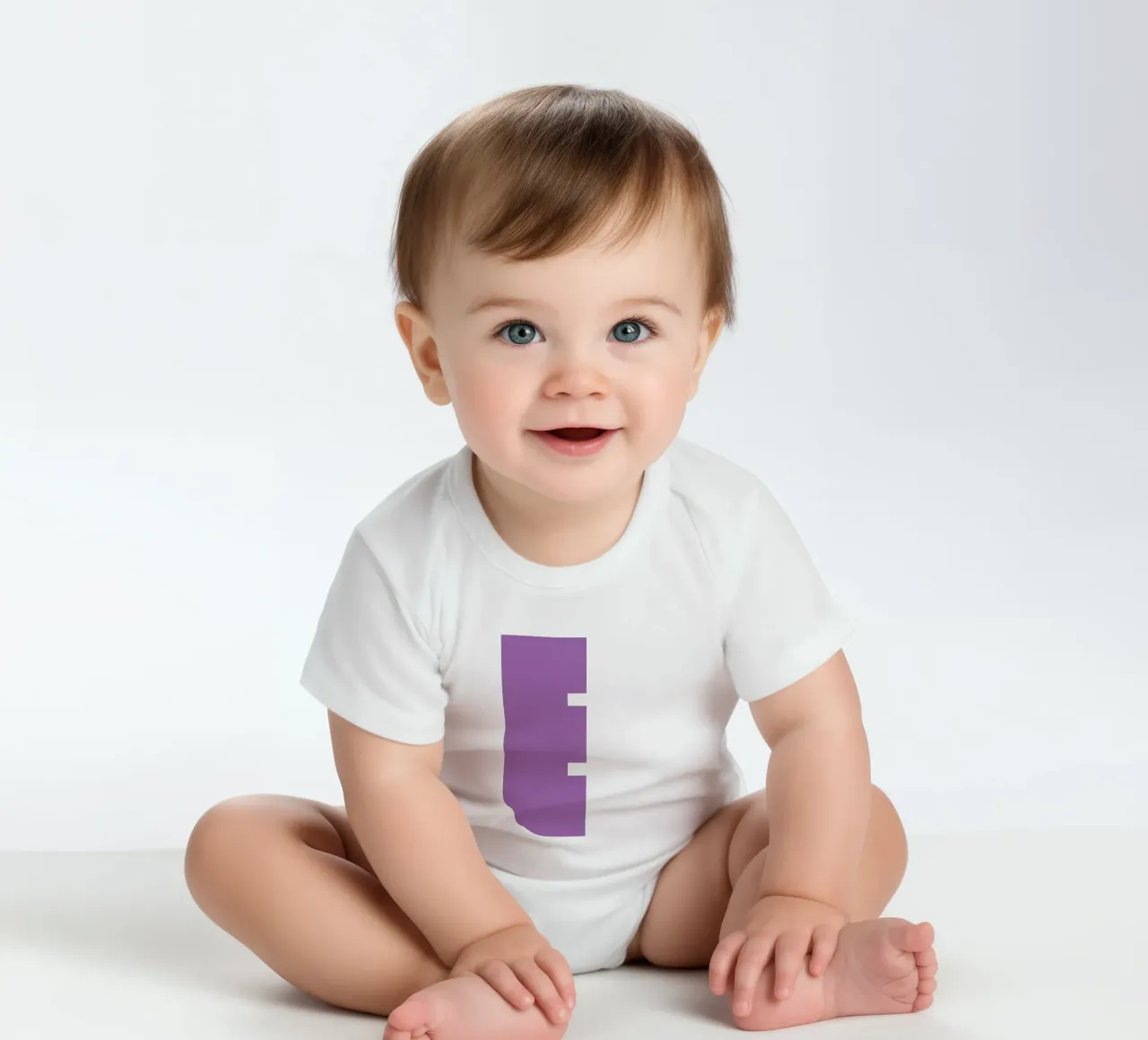 Buchstabe E body bébé de DARIA IVANOVNA