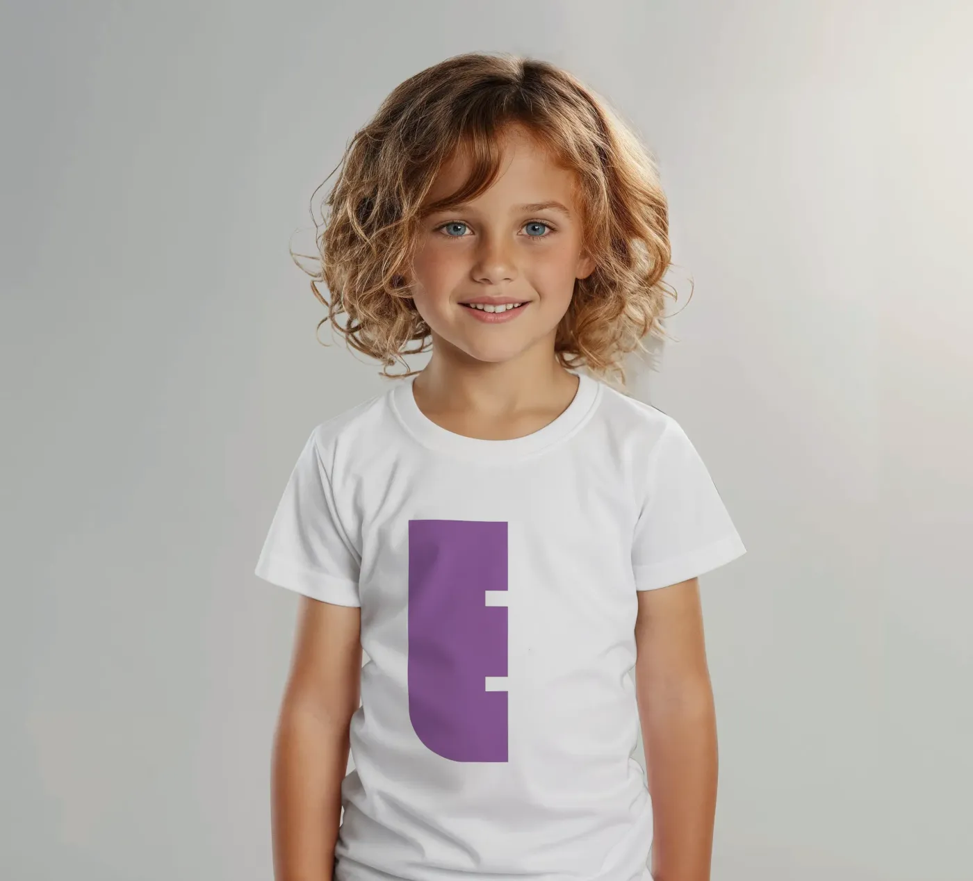 Buchstabe E t-shirt bambini da DARIA IVANOVNA