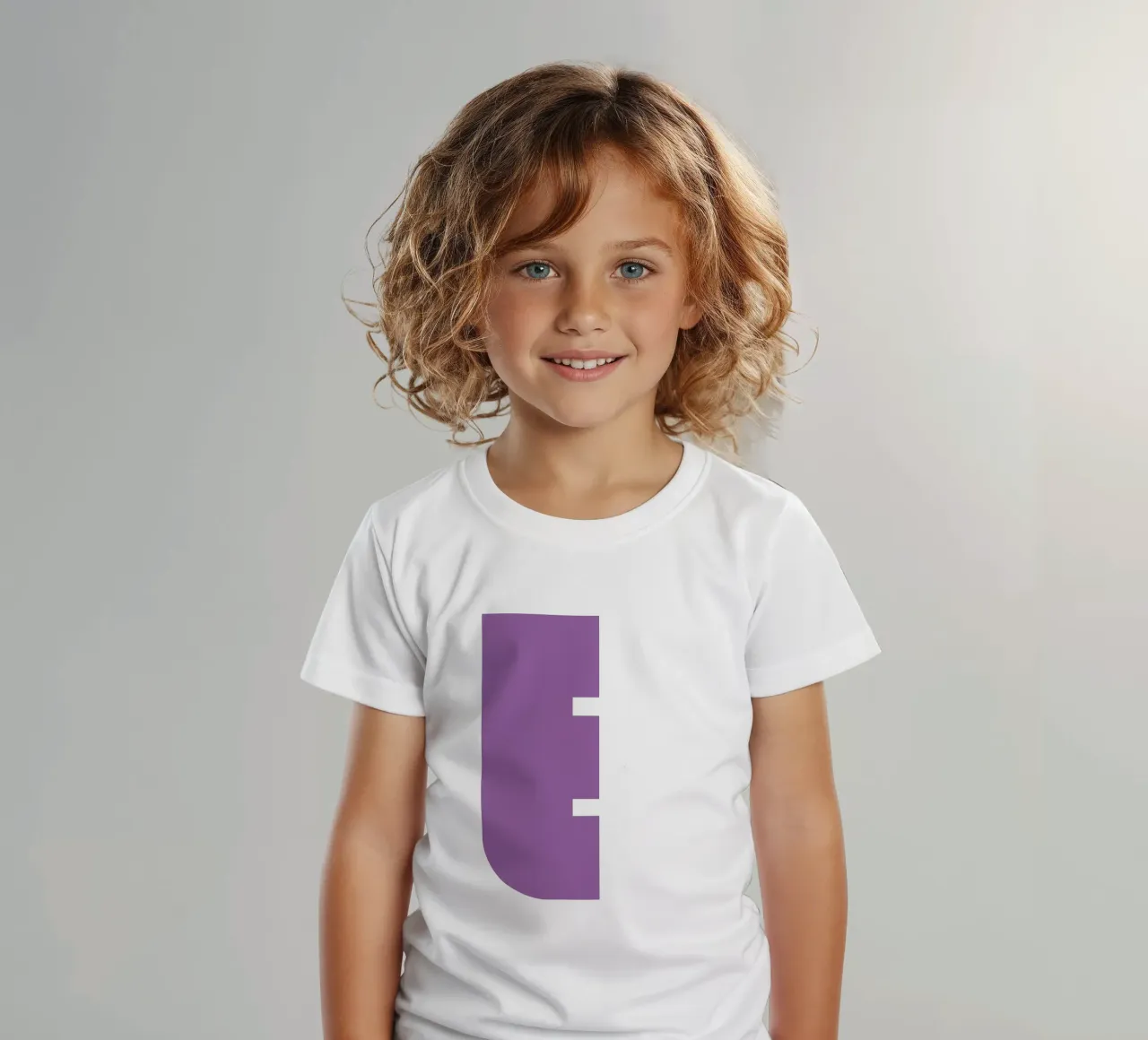 Buchstabe E kinder t-shirt van DARIA IVANOVNA