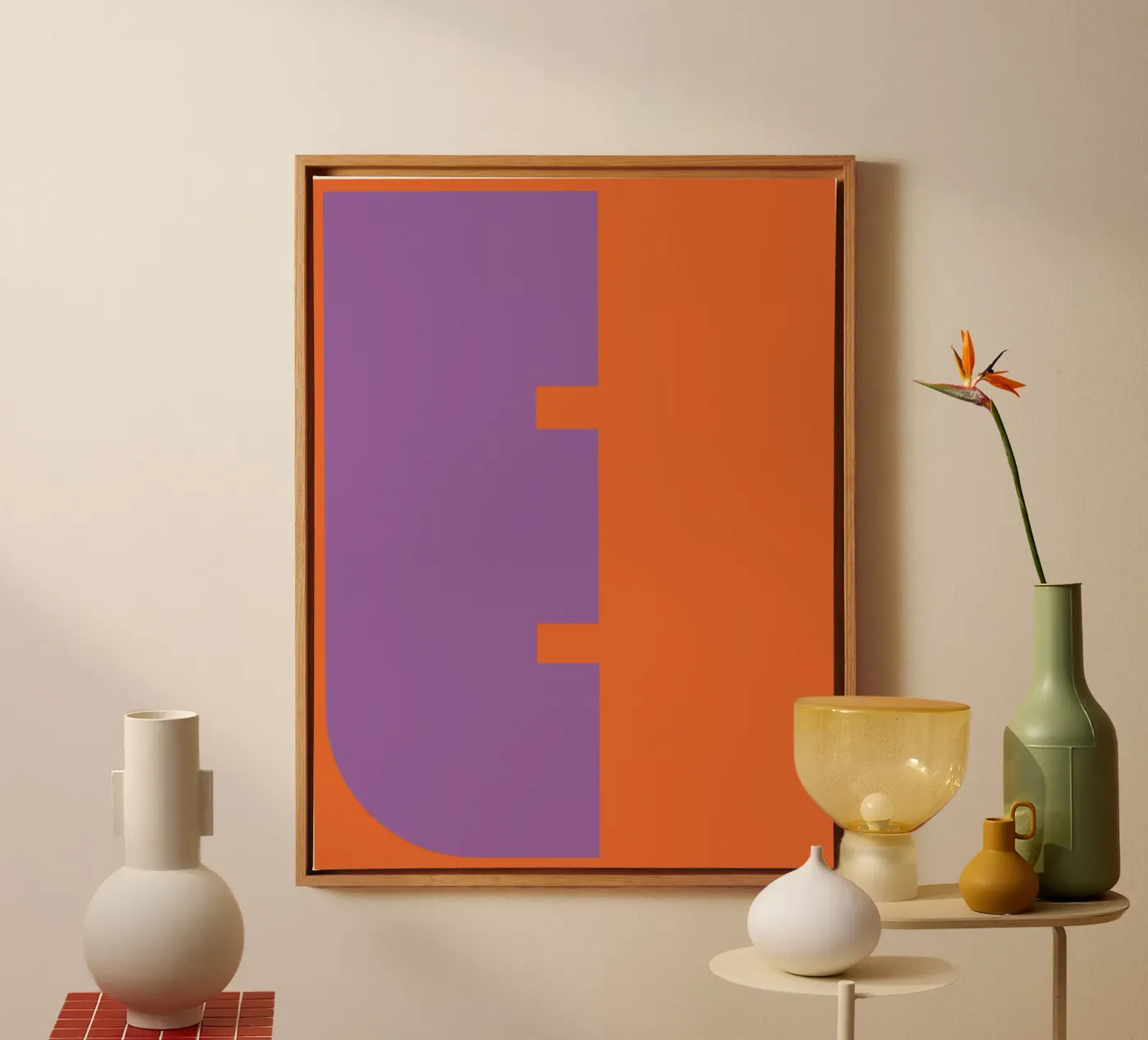 Buchstabe E Leinwand von DARIA IVANOVNA