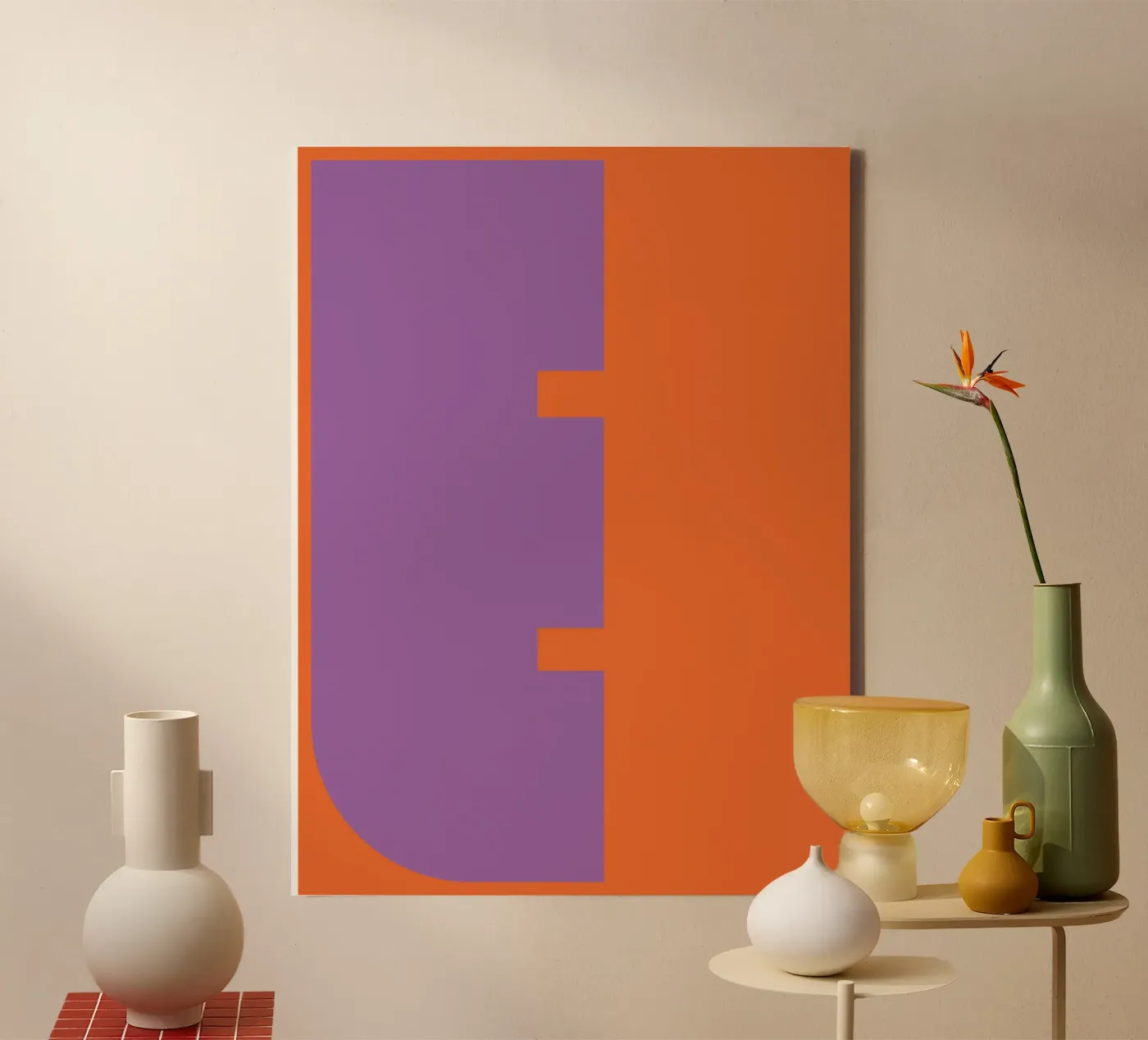 Buchstabe E Leinwand von DARIA IVANOVNA