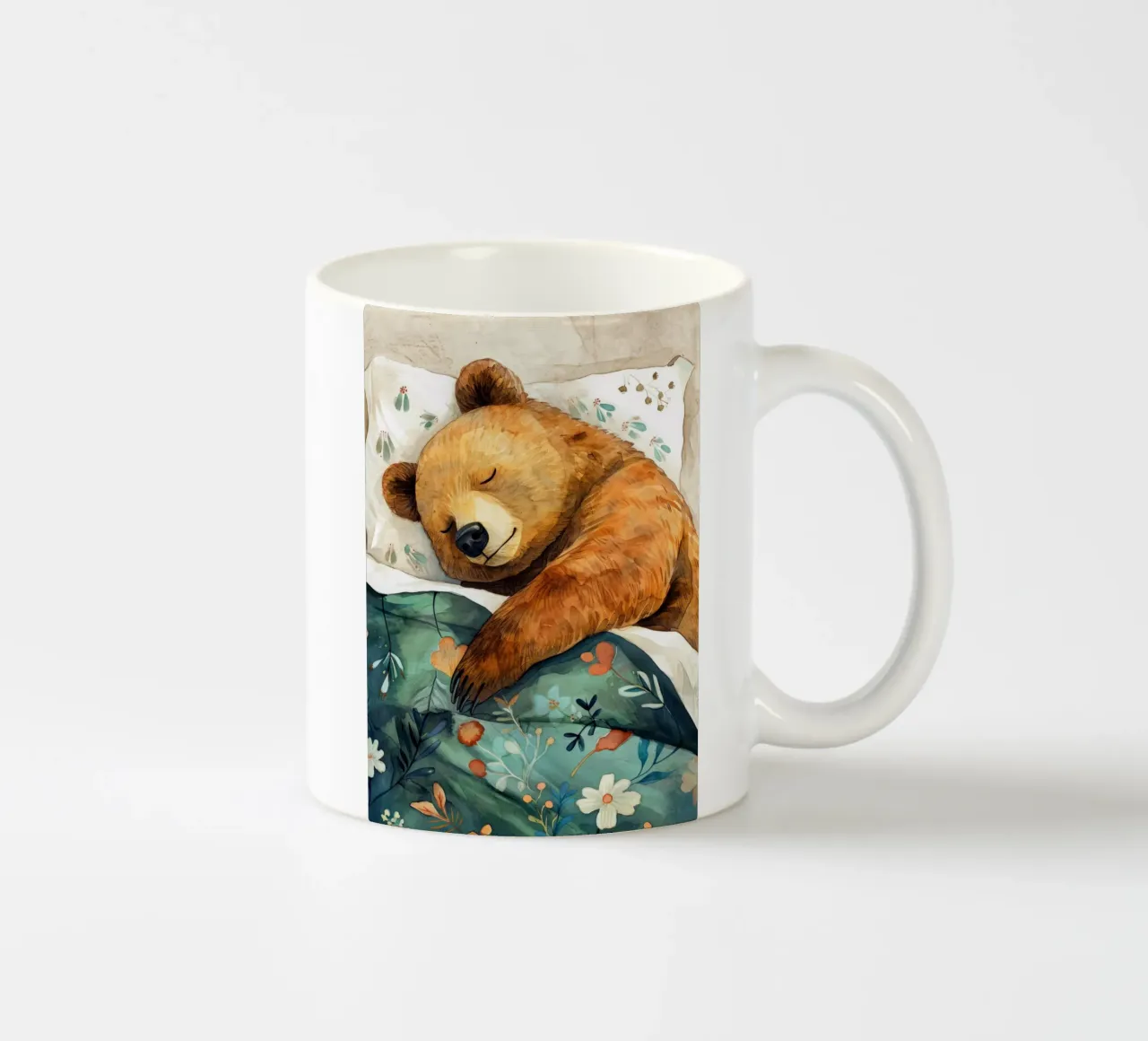 L'orso che dorme nel mio letto tazza in ceramica da Justyna Jaszke JBJart