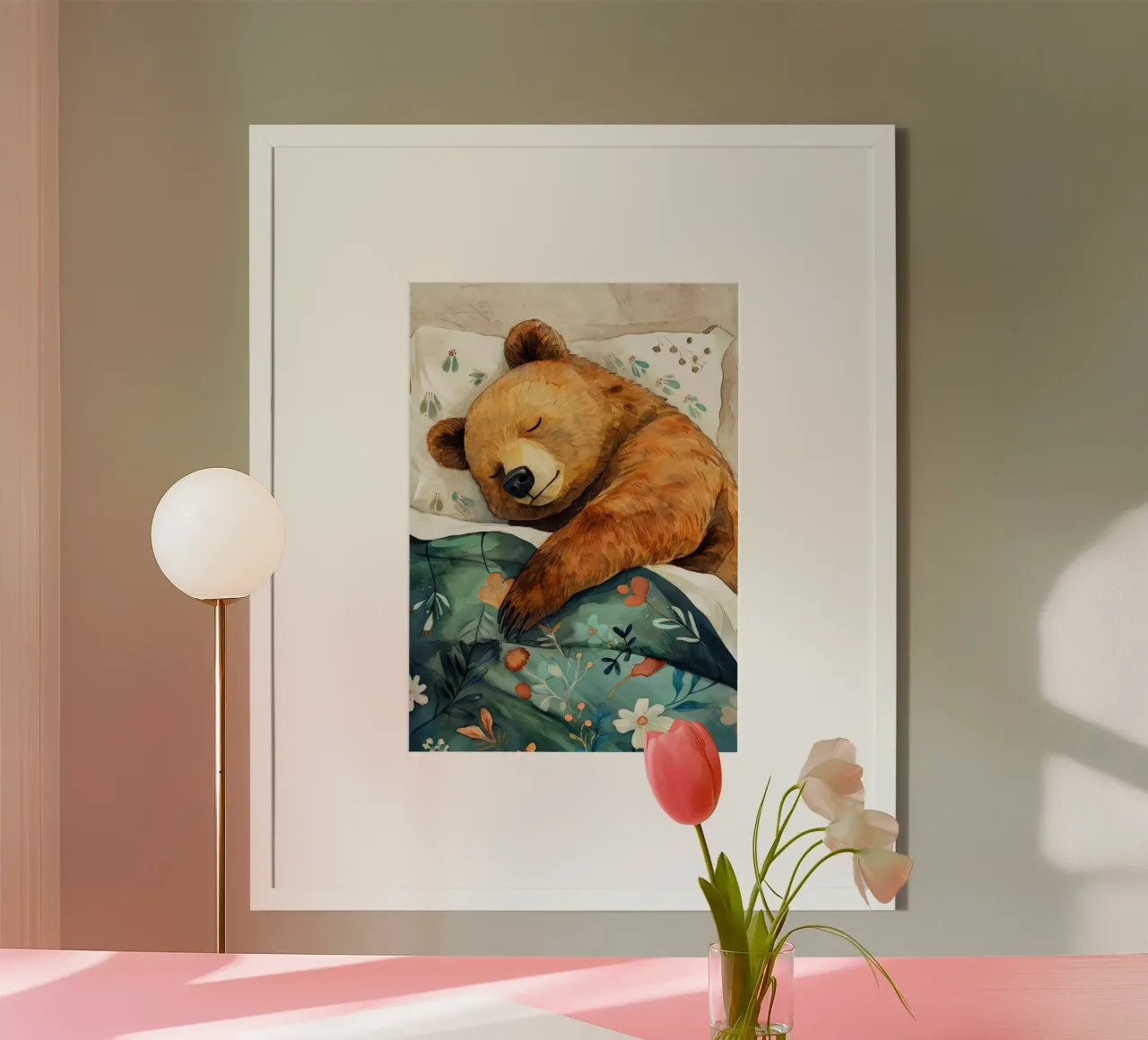L'orso che dorme nel mio letto poster da Justyna Jaszke JBJart