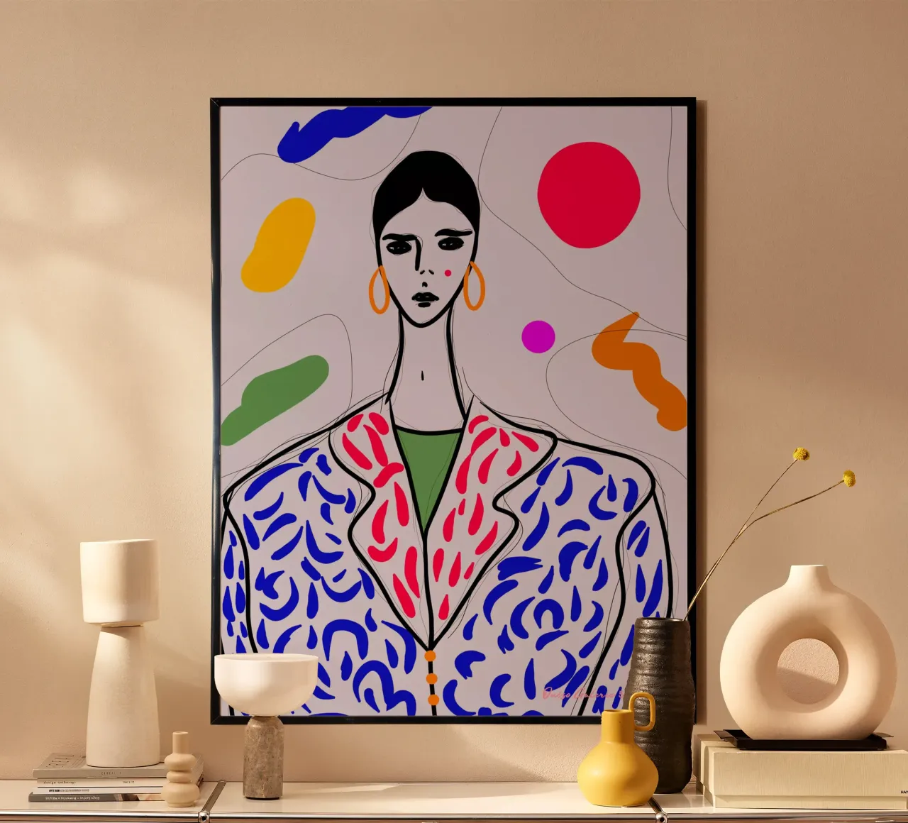 Laurie parigina poster con telaio in plastica da Mike Leymi
