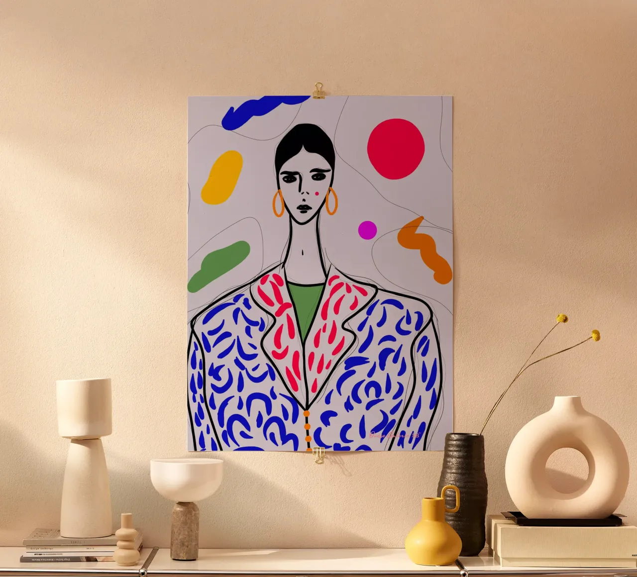 Laurie parigina poster con telaio in plastica da Mike Leymi