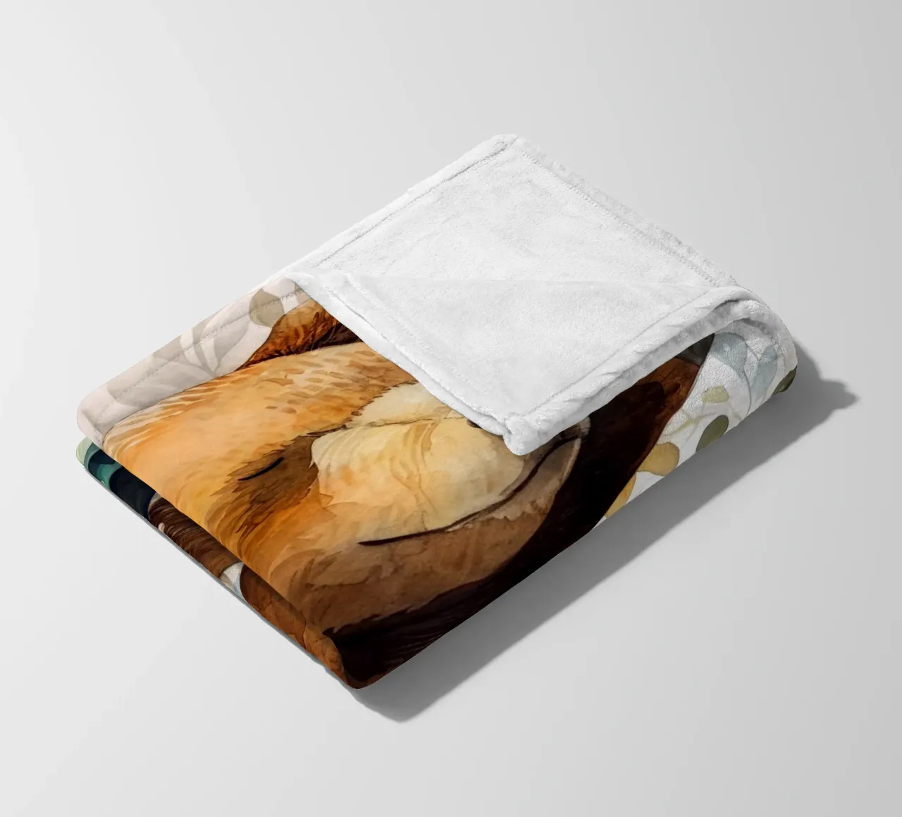 Un altro orso che dorme nel mio letto coperta in pile da Justyna Jaszke JBJart