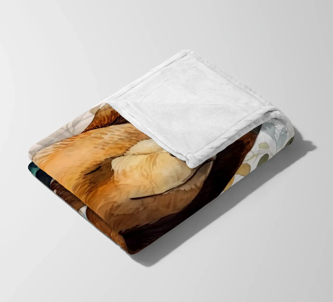 Un altro orso che dorme nel mio letto coperta in pile da Justyna Jaszke JBJart