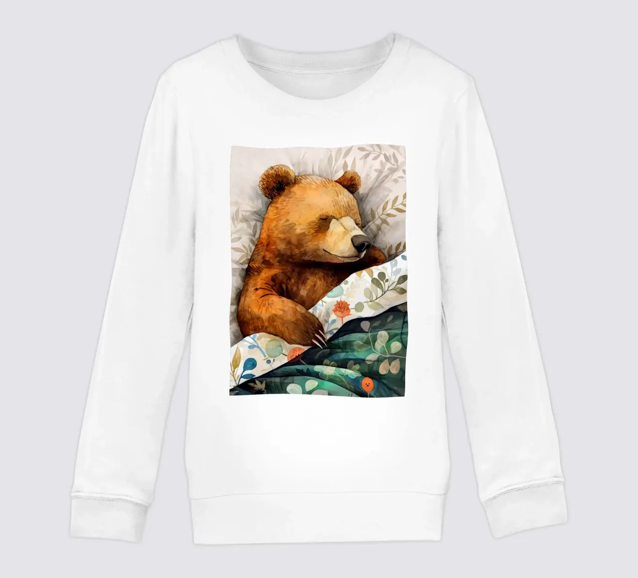 Un altro orso che dorme nel mio letto felpa bambino da Justyna Jaszke JBJart