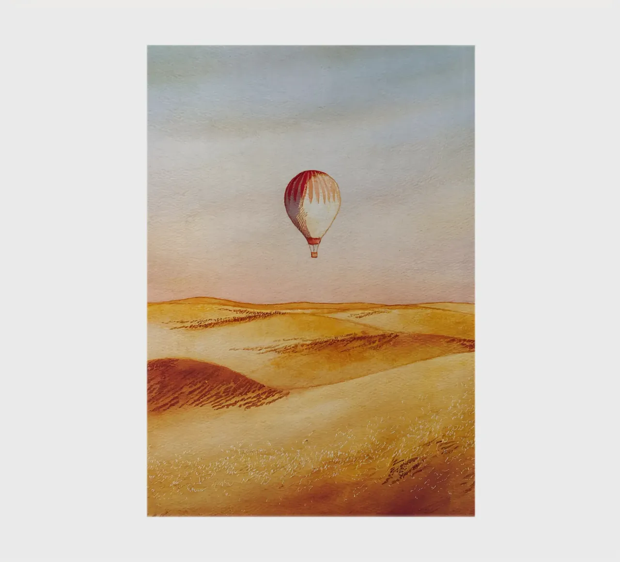 Voli in mongolfiera sopra le Dune d'Oro diario da Plain Thoughts