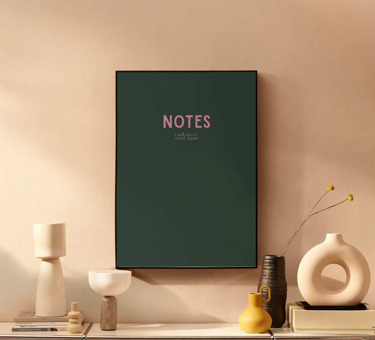 Note alluminio dibond da PurePeachStudio