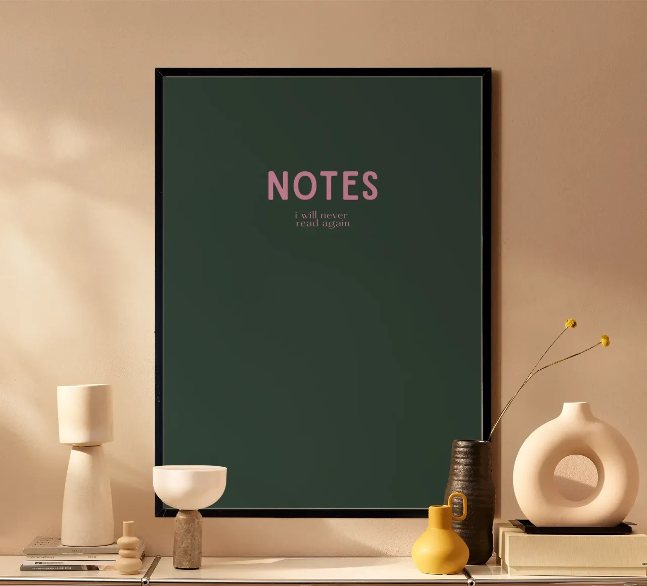 Notes Poster von PurePeachStudio