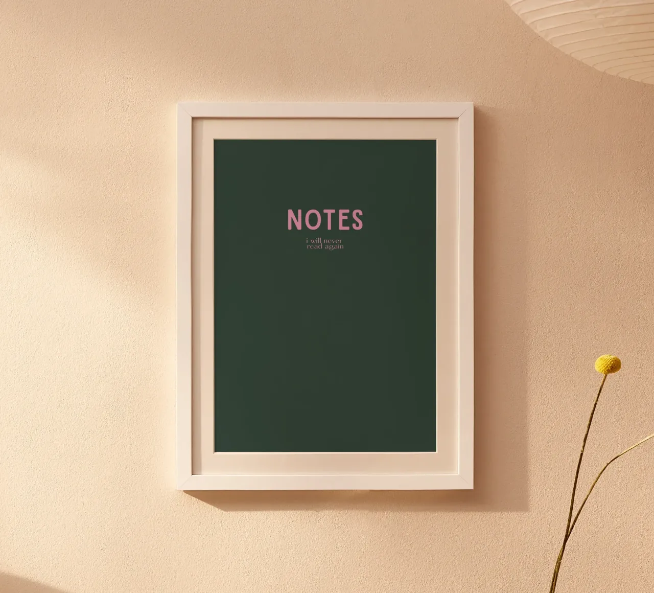 Notes Poster von PurePeachStudio