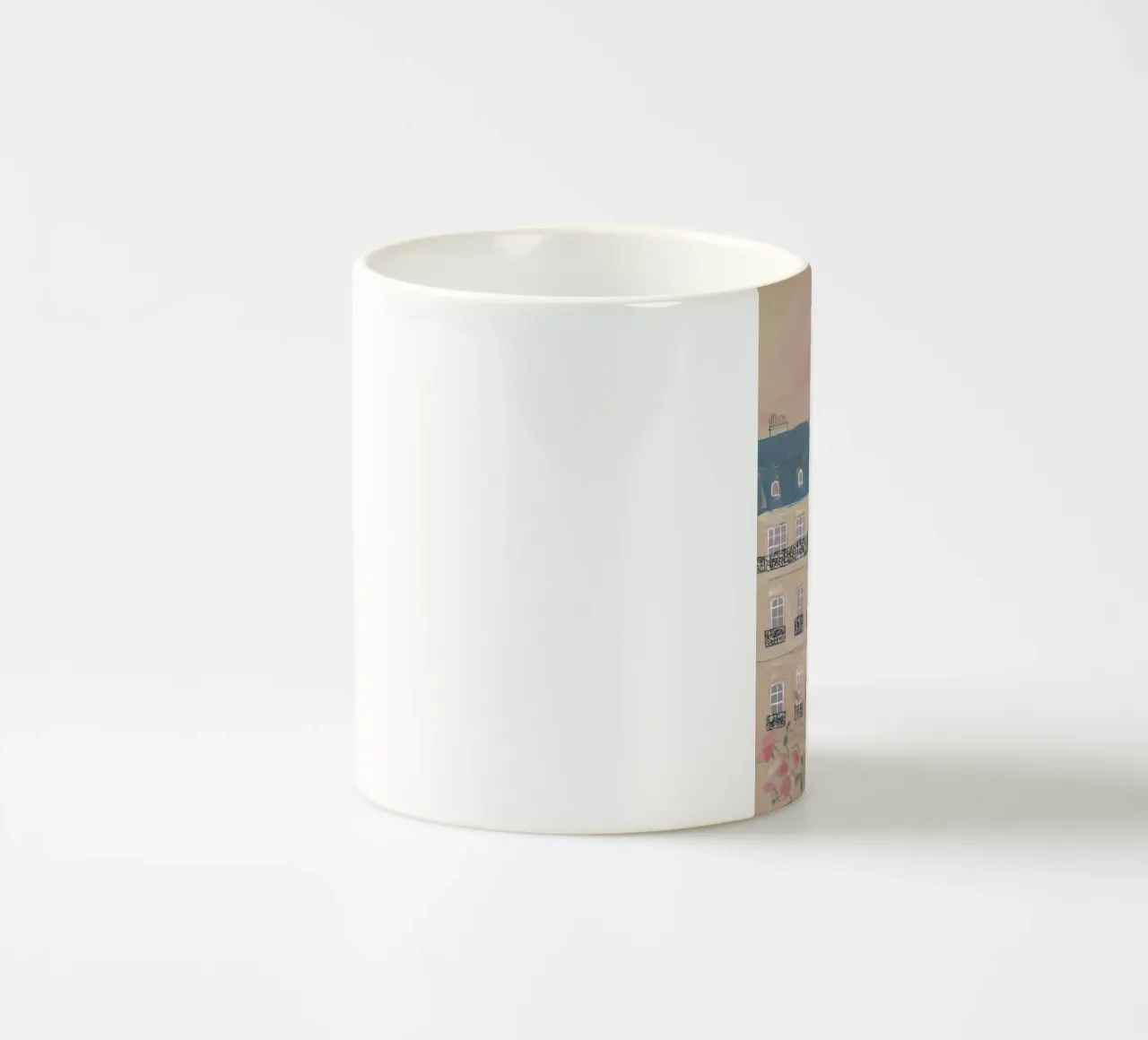 Tramonto su Parigi tazza in ceramica da Katharina Puritscher