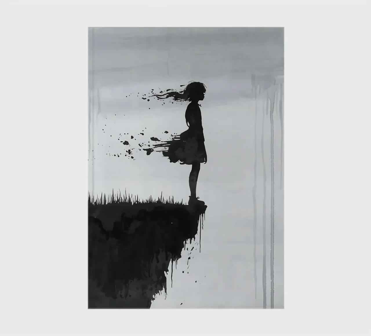 She Disappears at the Edge of the Void notebook by Plain Thoughts