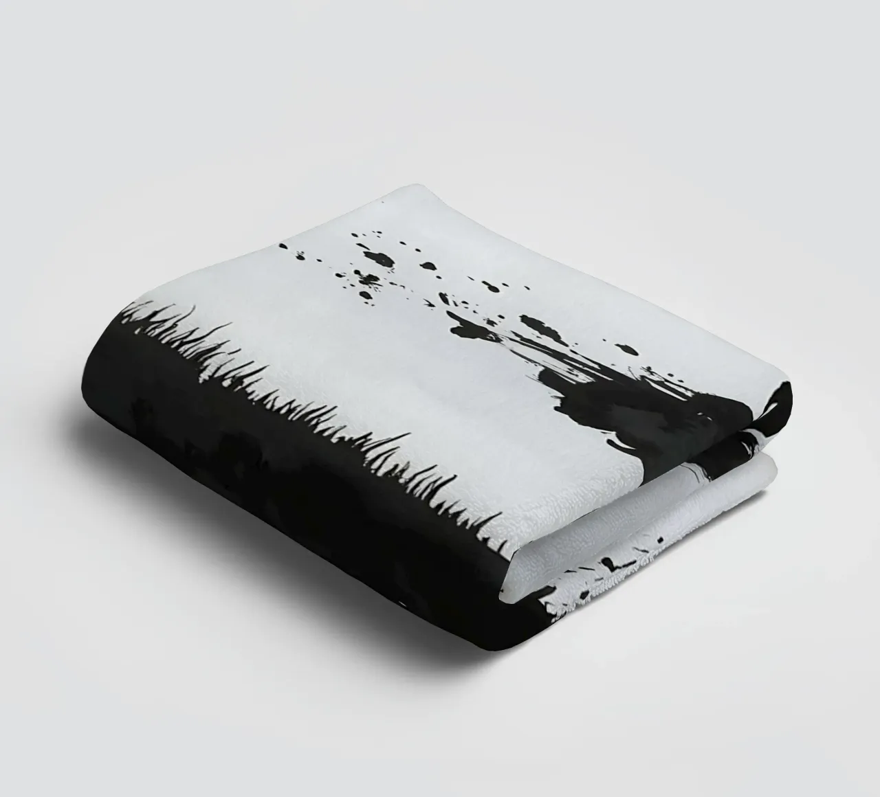 She Disappears at the Edge of the Void towel by Plain Thoughts
