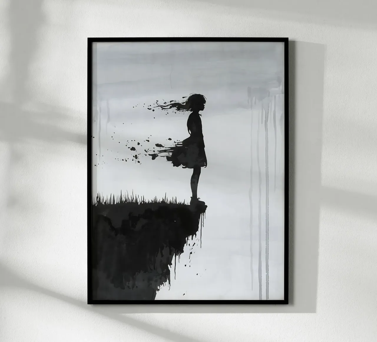 She Disappears at the Edge of the Void hahnemühle by Plain Thoughts