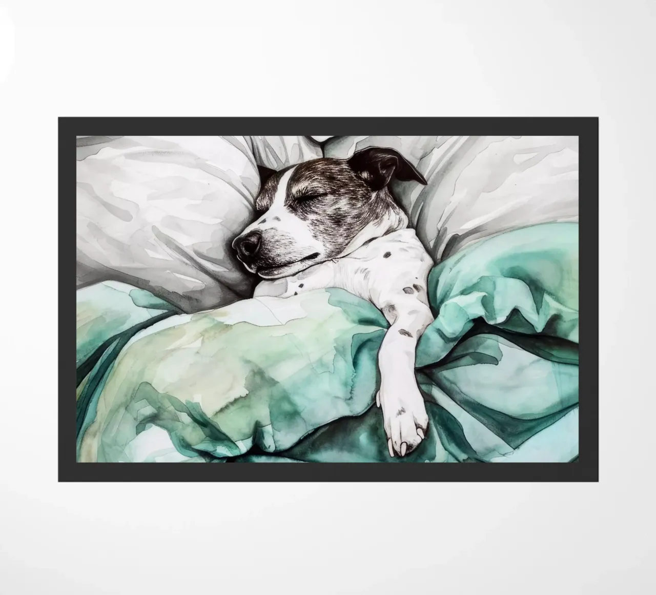 Un altro cane che dorme nel mio letto zerbino da Justyna Jaszke JBJart