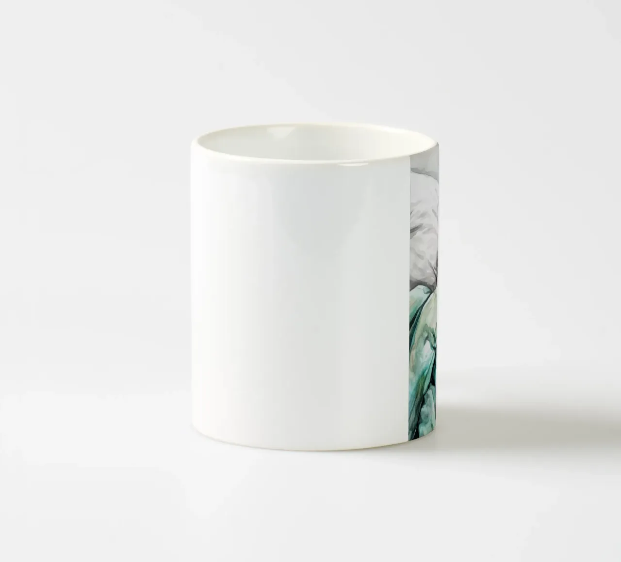 Un altro cane che dorme nel mio letto tazza in ceramica da Justyna Jaszke JBJart
