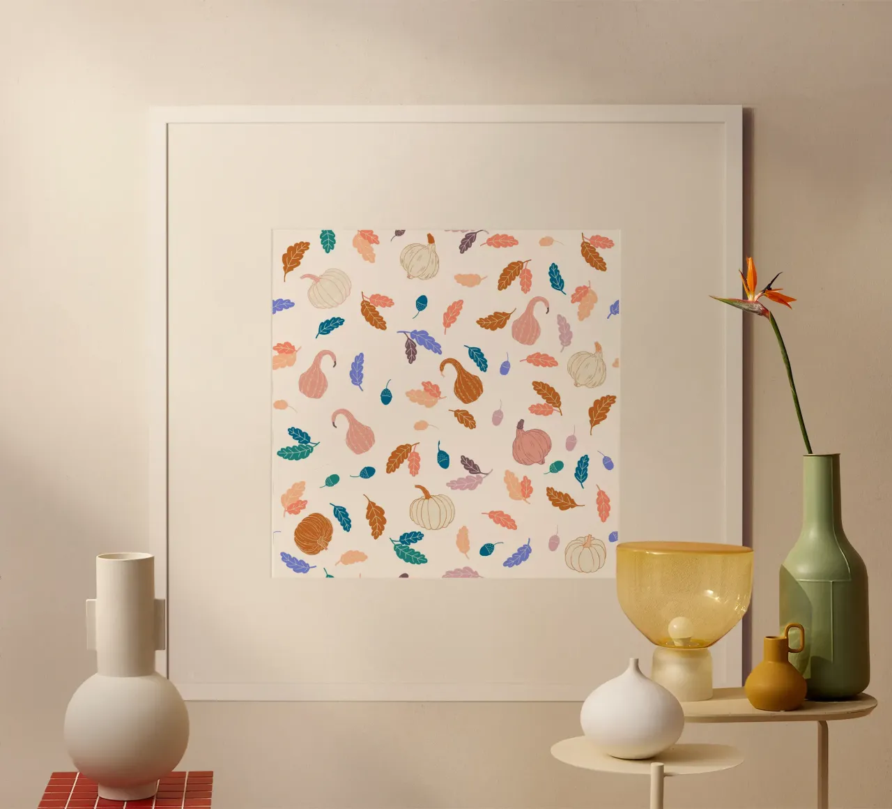 Herfstschatten poster van youdesignme