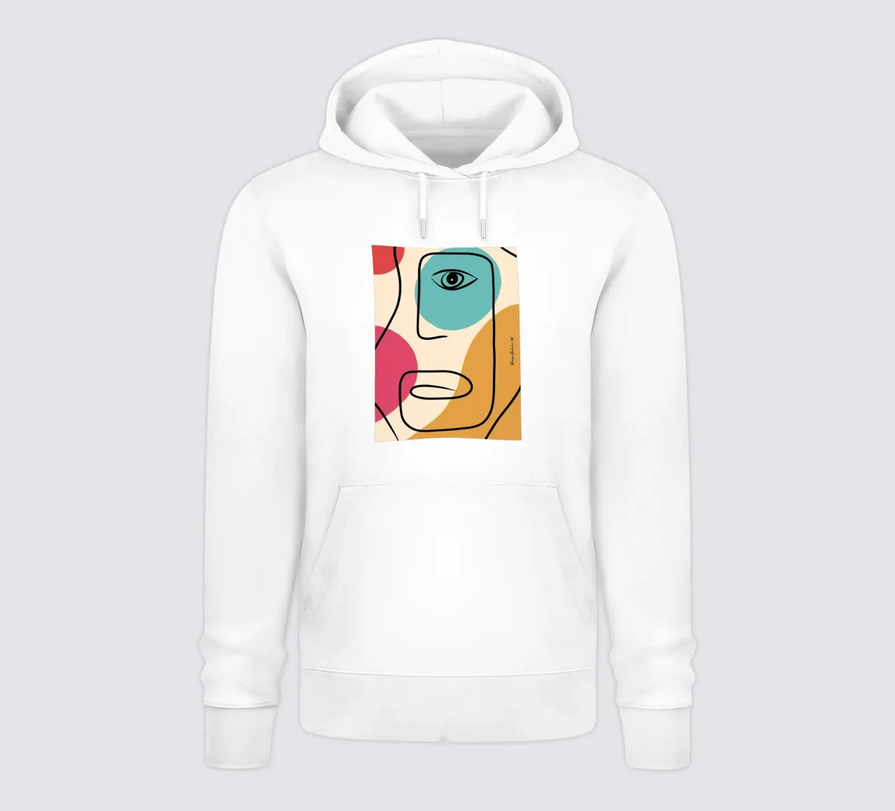 Abstract Art Bizze felpa con cappuccio da Mike Leymi