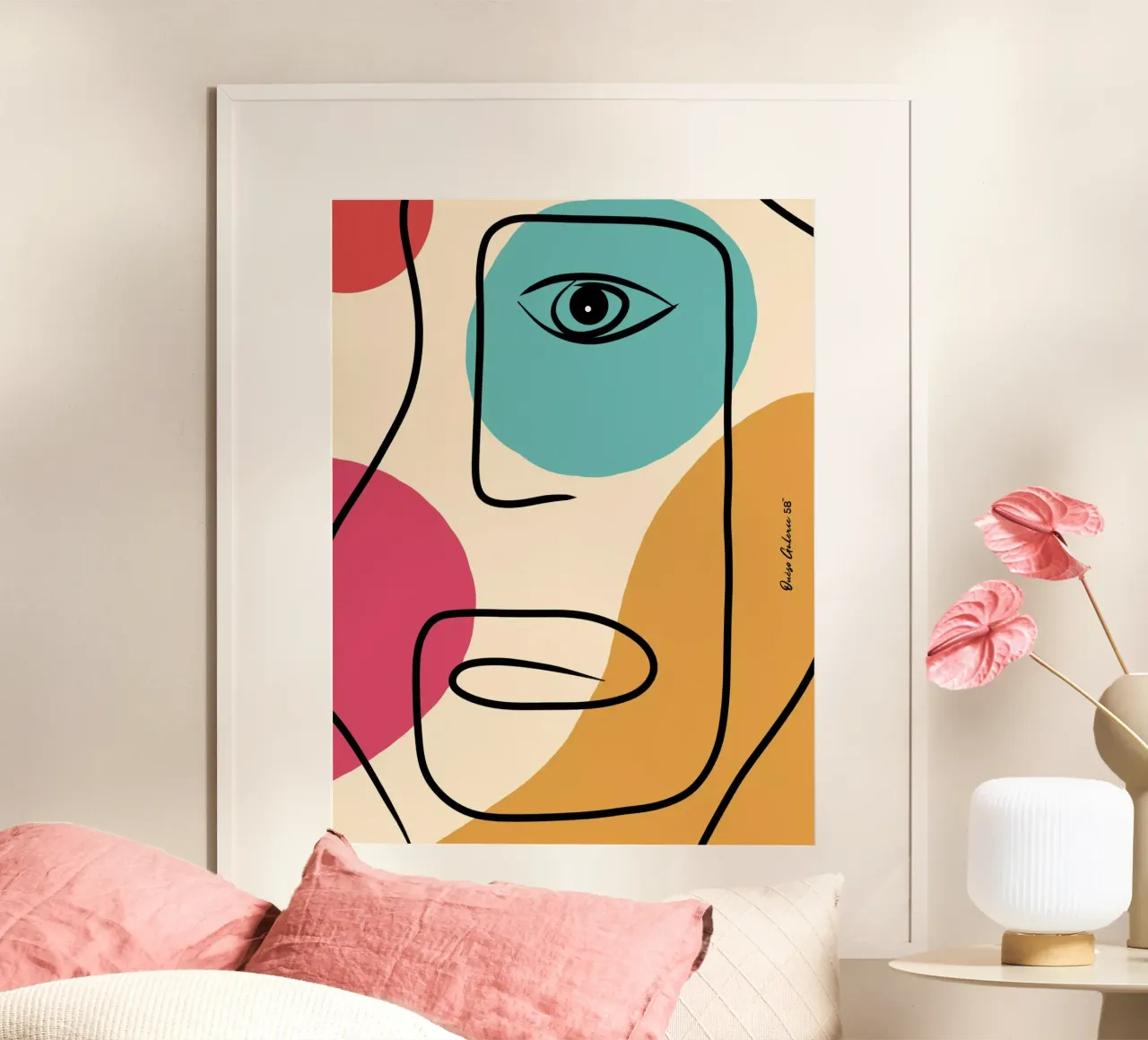 Abstract Art Bizze carta hahnemühle da Mike Leymi