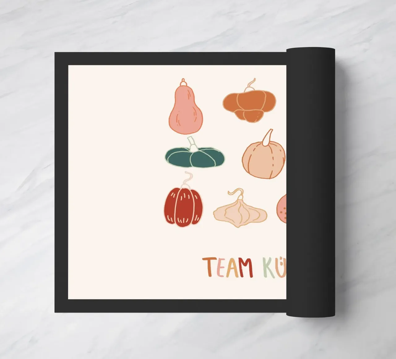 Team Pumpkin doormat by youdesignme