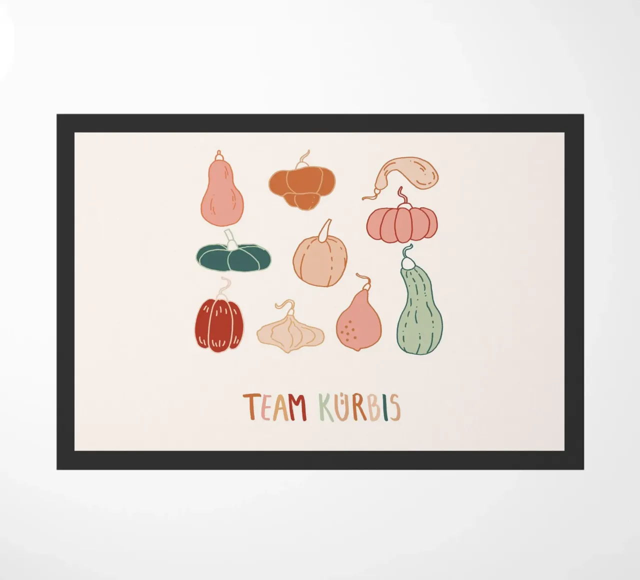 Team Pumpkin doormat by youdesignme
