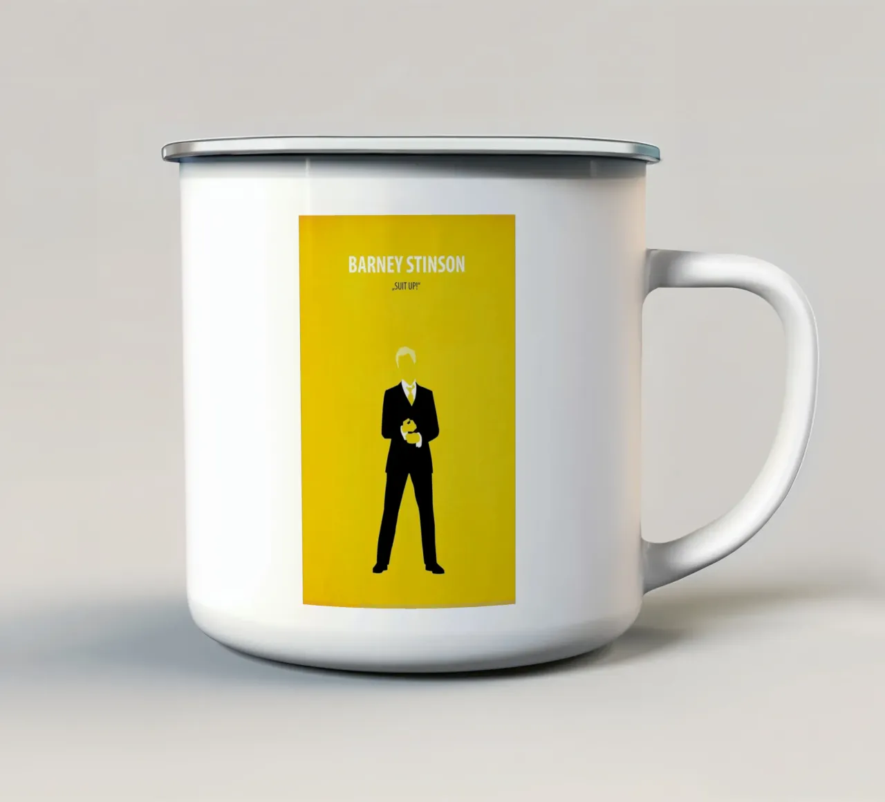 Barney Stinson tazza in smalto da Fräulein Fisher