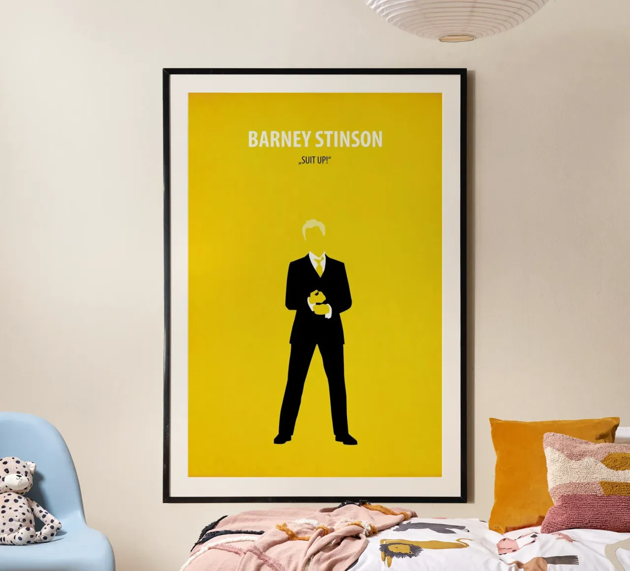 Barney Stinson poster con telaio in legno da Fräulein Fisher