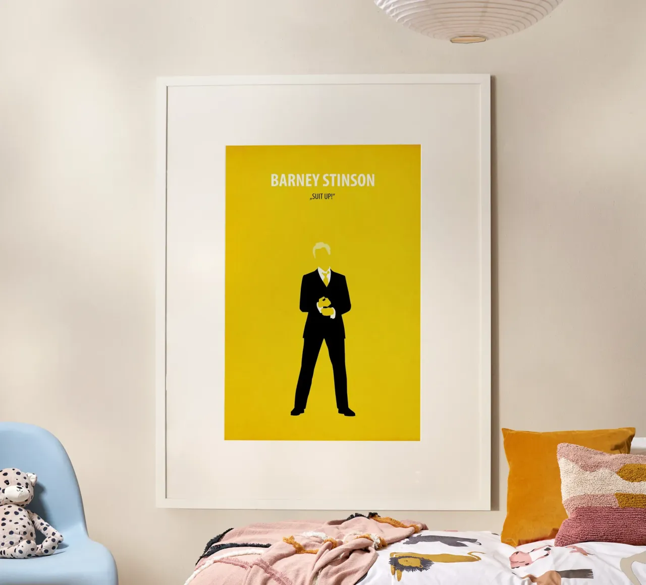 Barney Stinson poster con telaio in legno da Fräulein Fisher