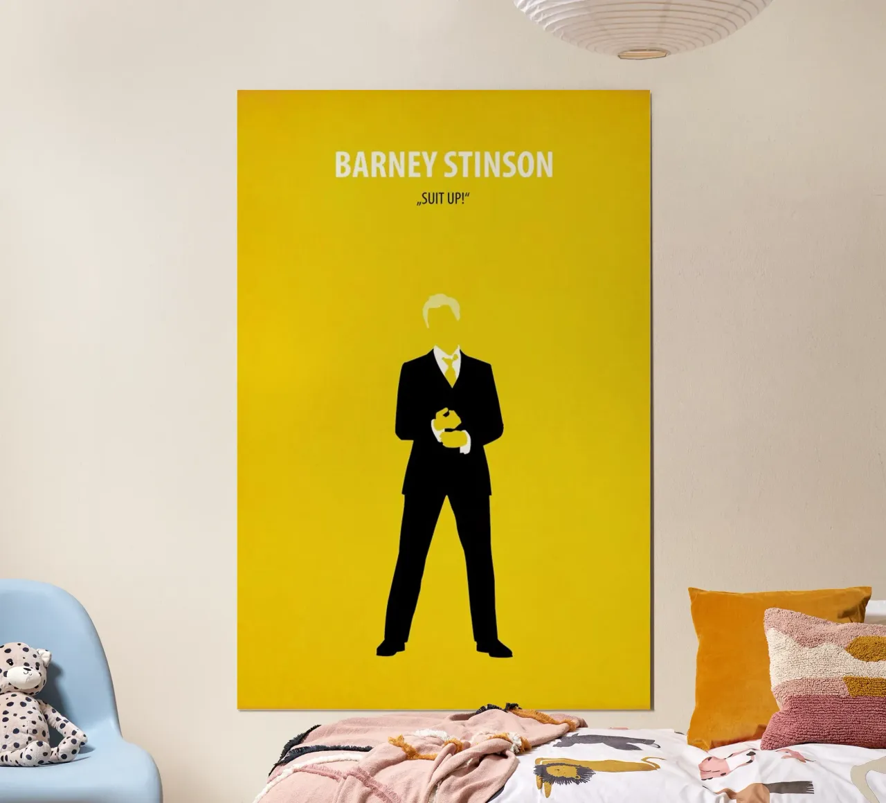 Barney Stinson poster con telaio in legno da Fräulein Fisher
