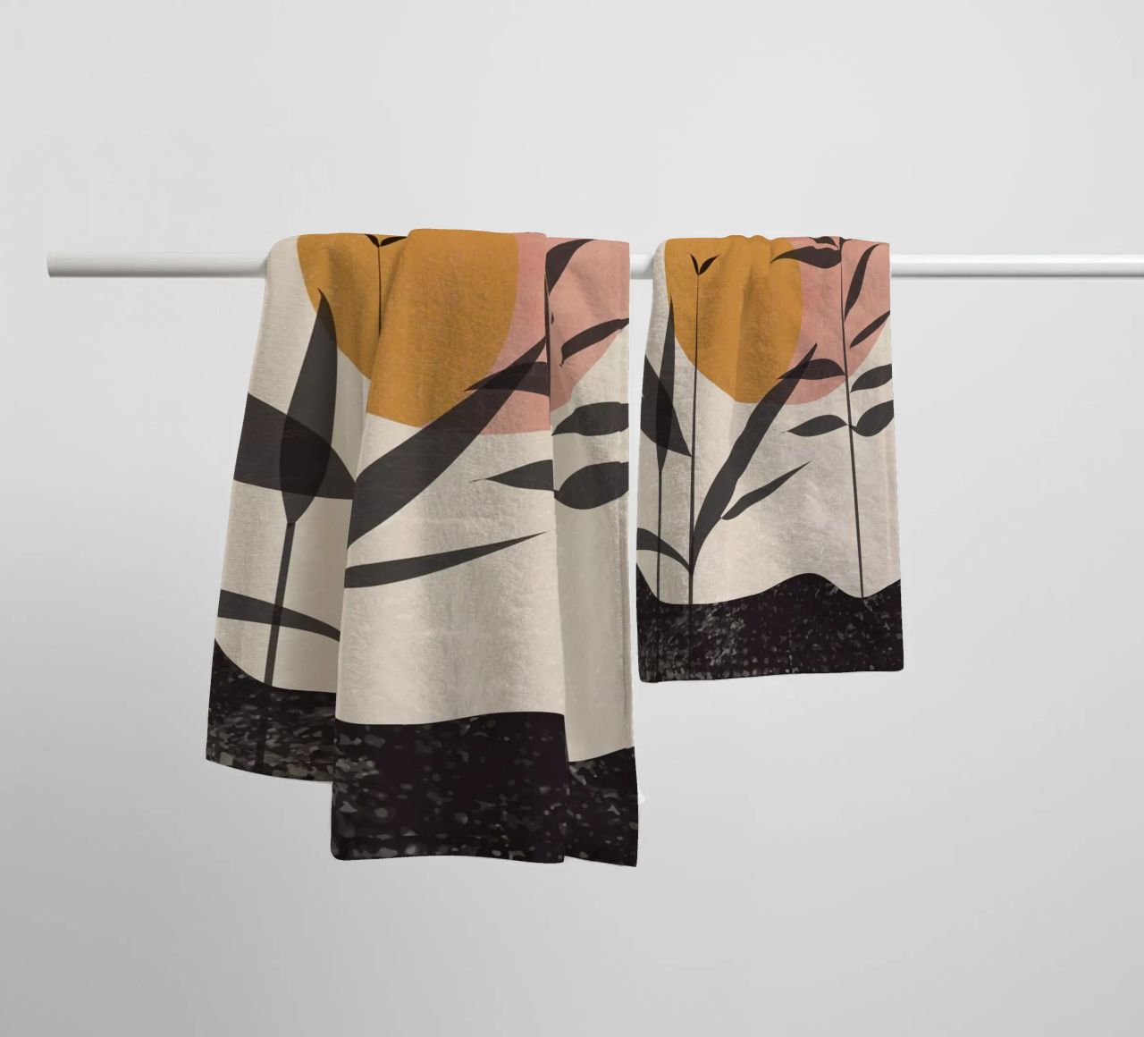 Minimal vegetation towel by LaylaOzHome