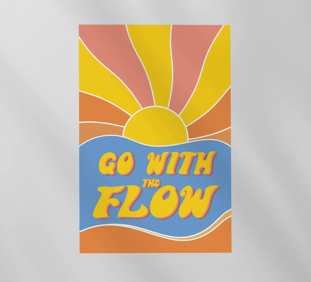 Grow With The Flow - Retro 70s Vibes pellicola backlit da pierosvisuals