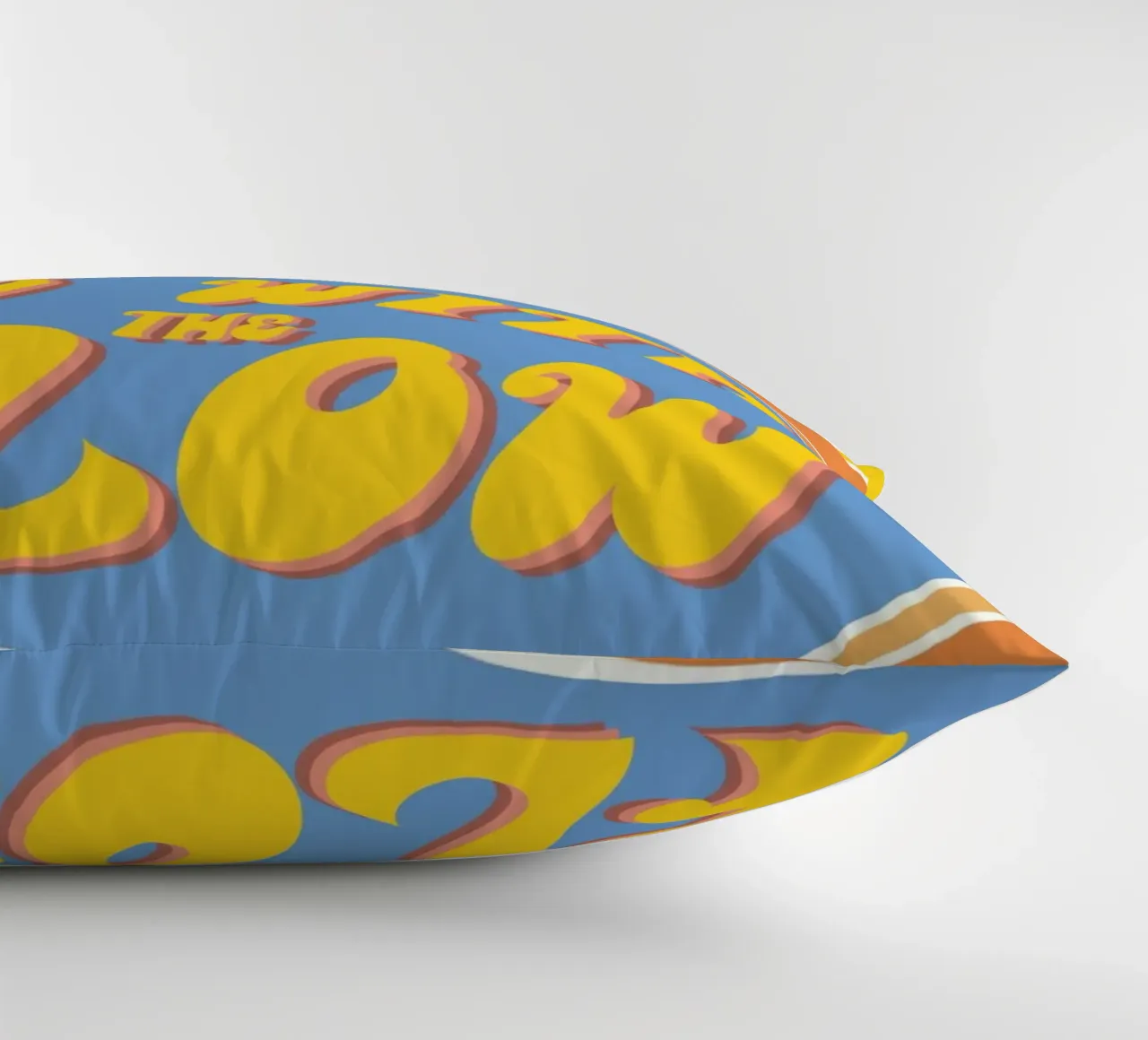 Grow With The Flow - Retro 70s Vibes cuscino da pierosvisuals