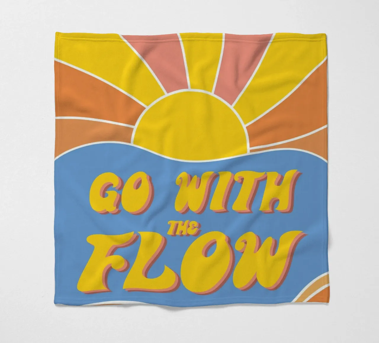 Grow With The Flow - Retro 70s Vibes coperta in pile da pierosvisuals