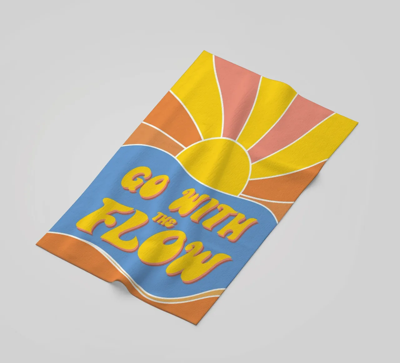 Grow With The Flow - Retro 70s Vibes telo mare da pierosvisuals