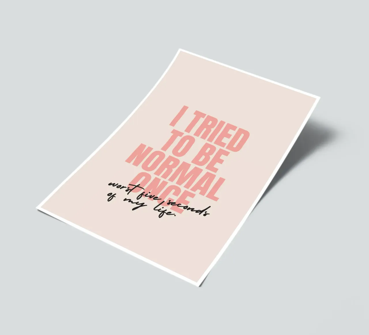 Worst Five Seconds of My Life Stickerbogen von Mottos by Sinan Saydik