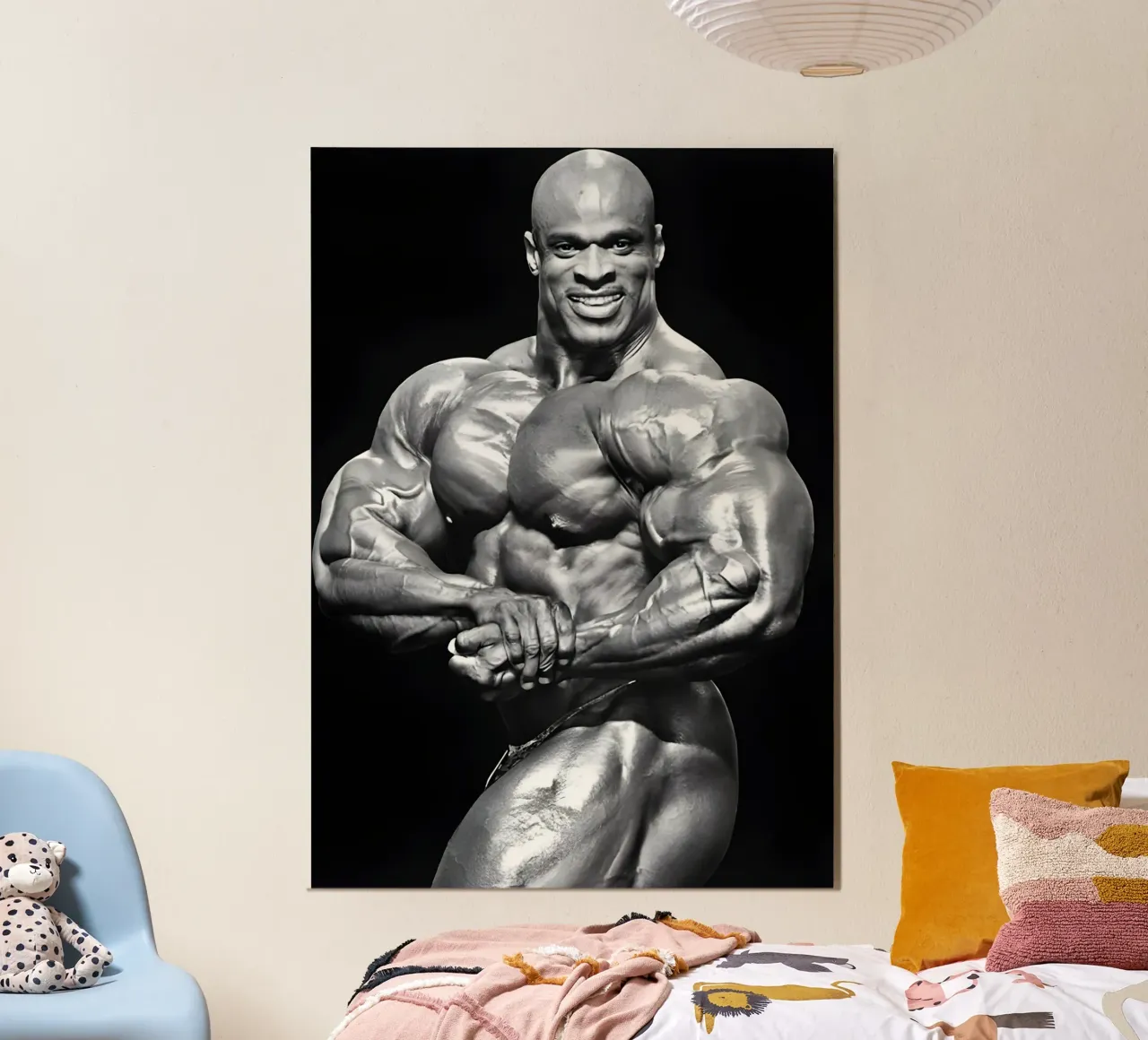 Ronnie Coleman poster da Low poly art