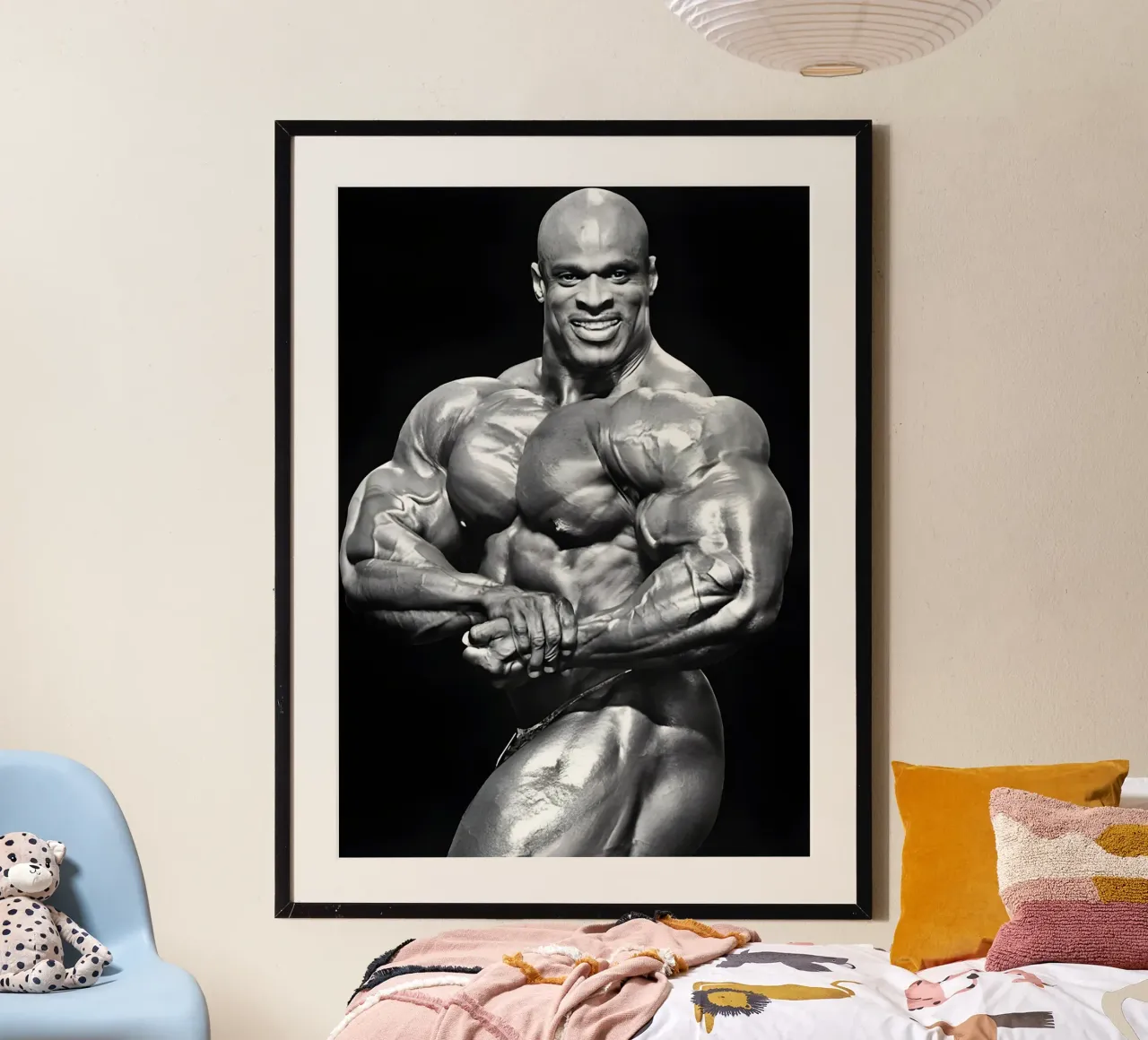 Ronnie Coleman poster da Low poly art