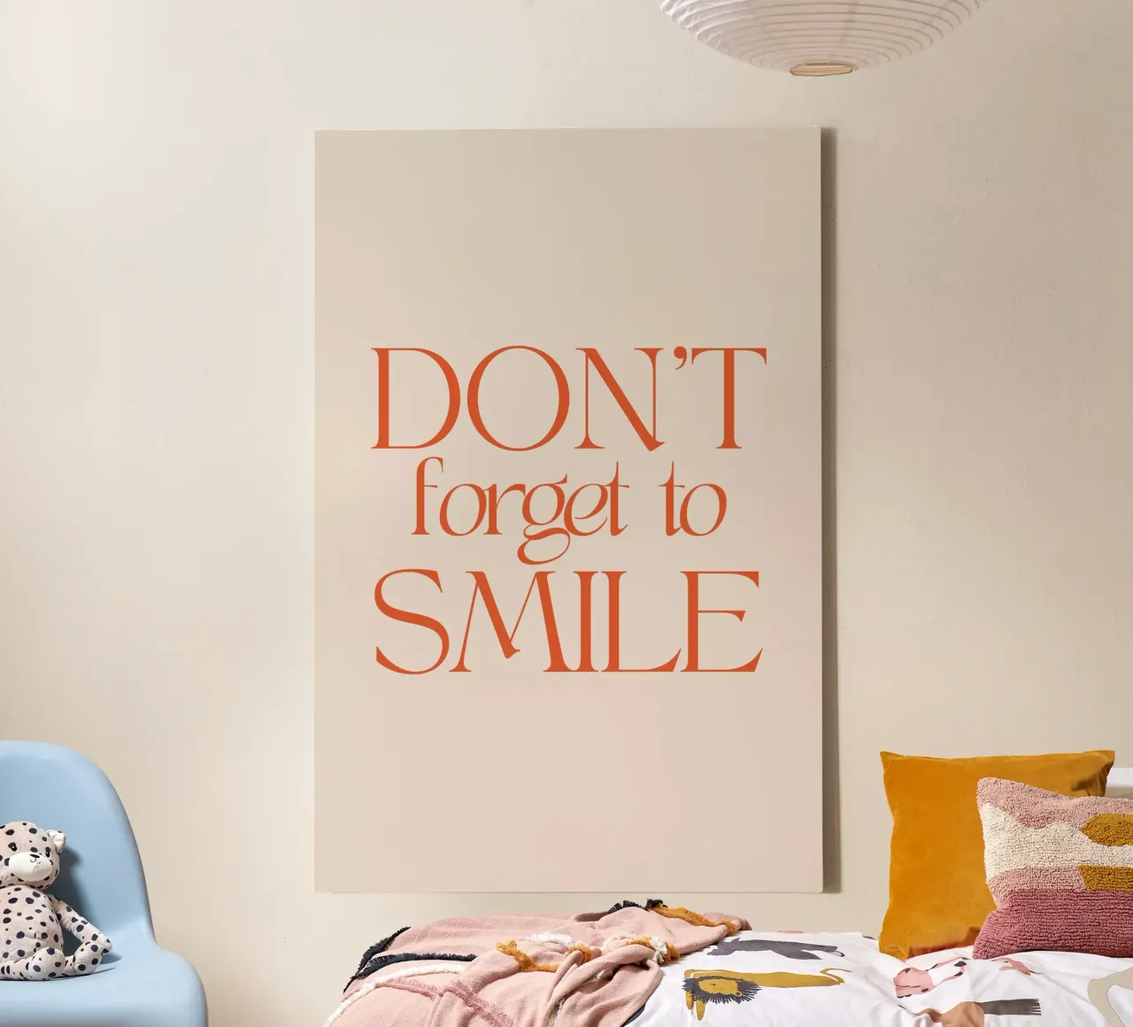 Don't Forget To Smile tela da Mottos by Sinan Saydik