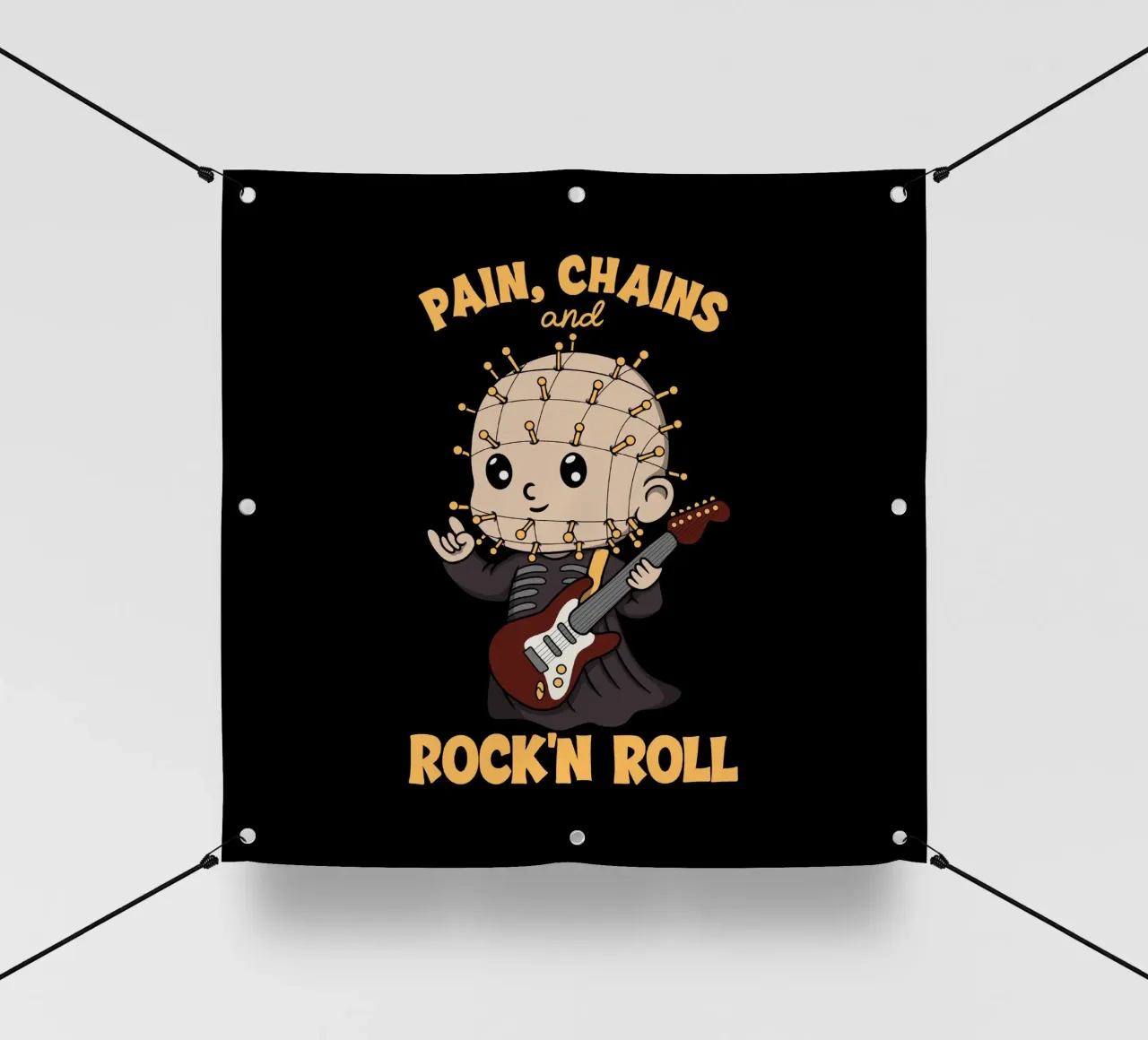 Dolore, catene e rock'n roll telo in pvc da Loobs