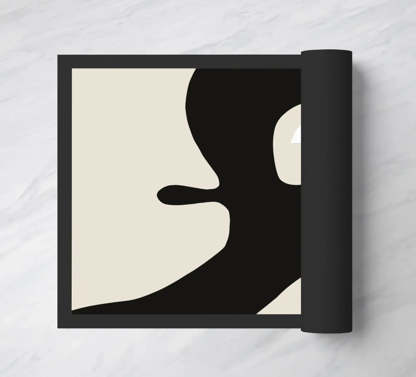 Afro Fußmatte von Little Dean