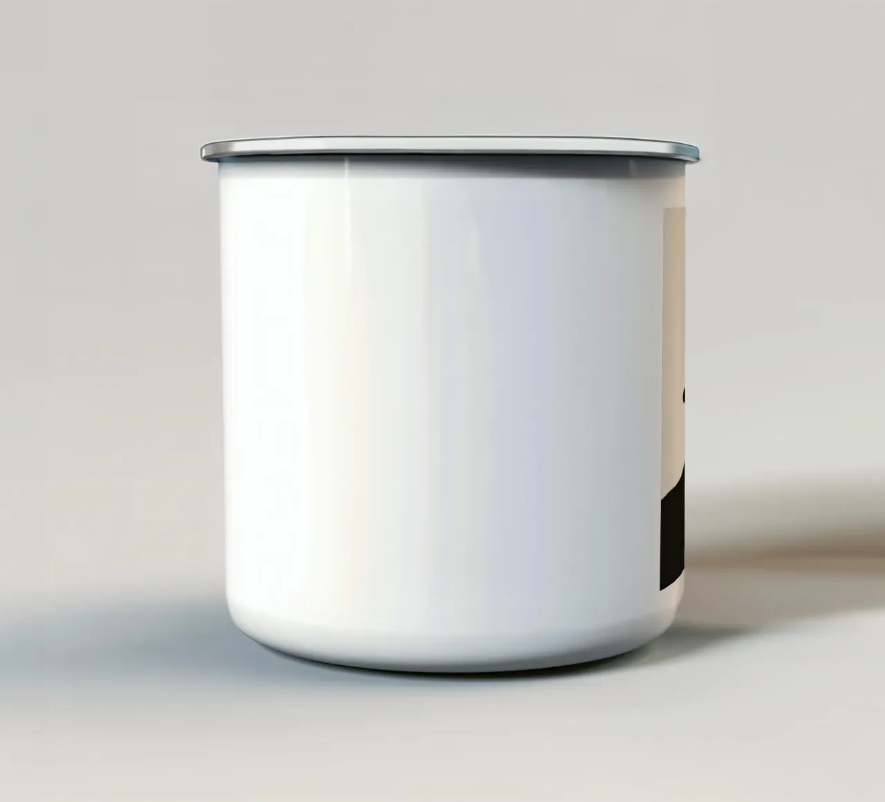 Afro tazza in smalto da Little Dean